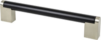 Studio Remix 160mm CC Matte Black and Brushed Nickel Pull 2189-955BPN-P