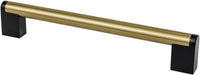 Studio Remix 192mm CC Modern Brushed Gold and Matte Black Pull 2196-9MDB55-P