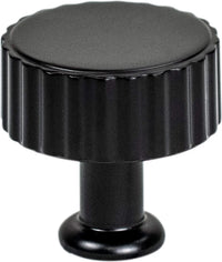 Cannelee Matte Black Knob 2883-1055-P