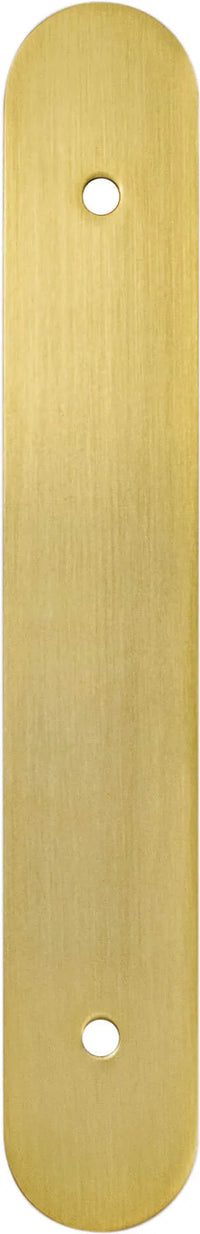 Galloway 128mm CC Modern Brushed Gold Round Backplate 3095-1MDB-B