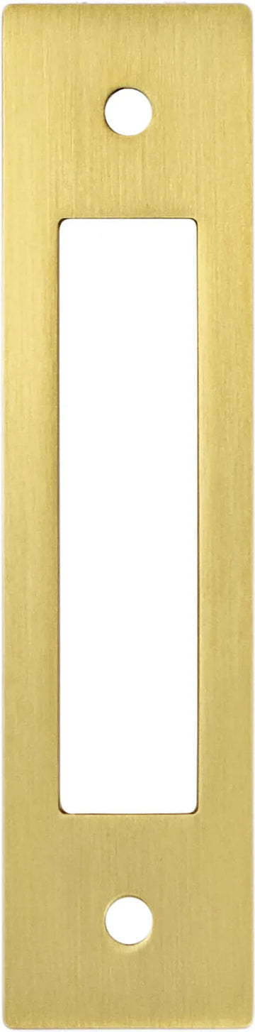 Statler 96mm CC Modern Brushed Gold Cutout Backplate 3109-1MDB-B