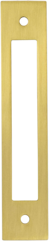 Statler 128mm CC Modern Brushed Gold Cutout Backplate 3110-1MDB-B