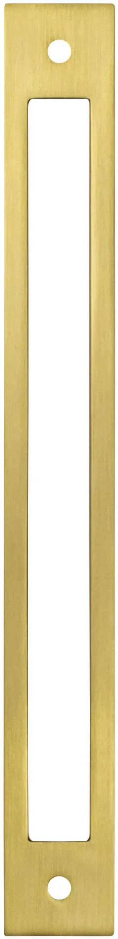 Statler 224mm CC Modern Brushed Gold Cutout Backplate 3112-1MDB-B
