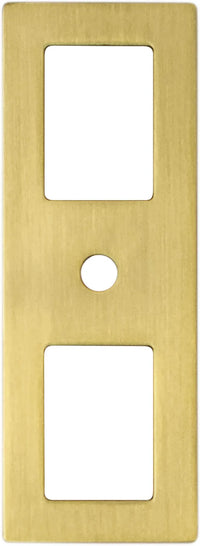 Statler Modern Brushed Gold Cutout Backplate 3113-1MDB-B
