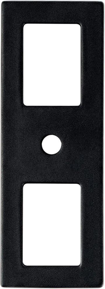 Statler Matte Black Cutout Backplate 3118-1055-B