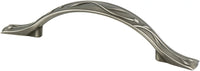 Art Nouveau 128mm CC Vintage Nickel Pull 4015-1VTN-P