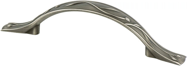 Art Nouveau 128mm CC Vintage Nickel Pull 4015-1VTN-P