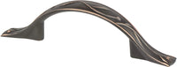 Art Nouveau 3'' and 3 1/2'' CC Verona Bronze Pull 4134-10VB-P