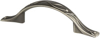 Art Nouveau 3'' and 3 1/2'' CC Vintage Nickel Pull 4135-1VTN-P
