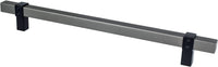 Rivet Rebel 224mm CC Slate Bar and Matte Black Posts Pull 5130-4SLT55-P