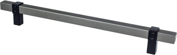 Rivet Rebel 224mm CC Slate Bar and Matte Black Posts Pull 5130-4SLT55-P