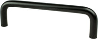 Advantage Wire Pulls 4'' CC Matte Black Steel Pull 6126-2055-P