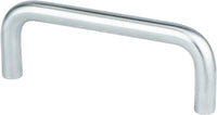 Advantage Wire Pulls 3'' CC Satin Chrome Steel Pull 6133-2SC-P