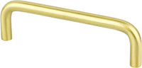 Advantage Wire Pulls 96mm CC Satin Brass Steel Pull 6161-2SB-P