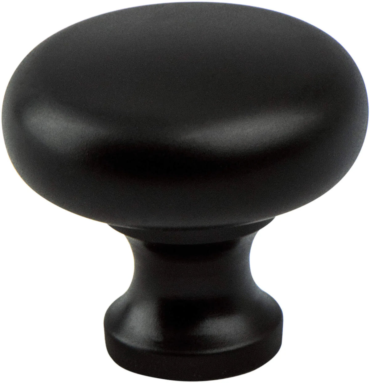 Valencia Matte Black Round Knob 8089-155-P