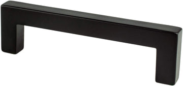 Contemporary Advantage One 96mm CC Matte Black Square Pull 9011-4055-P