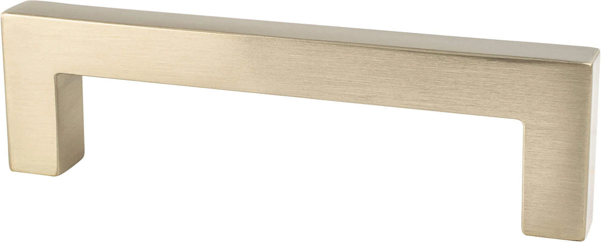 Contemporary Advantage One 96mm CC Champagne Square Pull 9025-40CZ-P