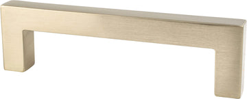 Contemporary Advantage One 96mm CC Champagne Square Pull 9025-40CZ-P