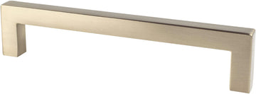 Contemporary Advantage One 128mm CC Champagne Square Pull 9026-40CZ-P