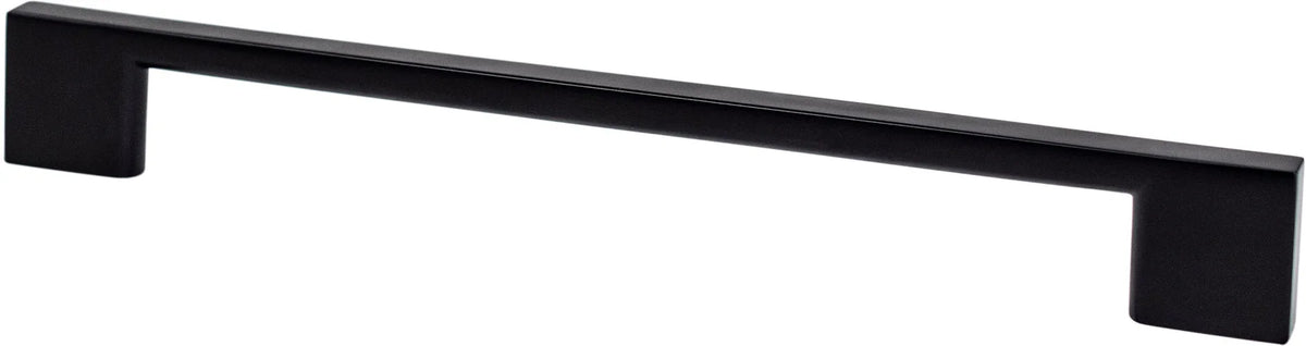 Transitional Advantage Four 192mm CC Matte Black Rectangle Pull 9061-4055-P