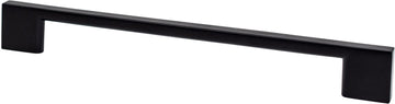 Transitional Advantage Four 192mm CC Matte Black Rectangle Pull 9061-4055-P