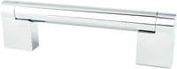 Contemporary Advantage Three 96mm CC Polished Chrome Bar Pull 9117-1026-P