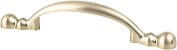 Traditional Advantage Four 3'' CC Champagne Rounded End Pull 9135-10CZ-P