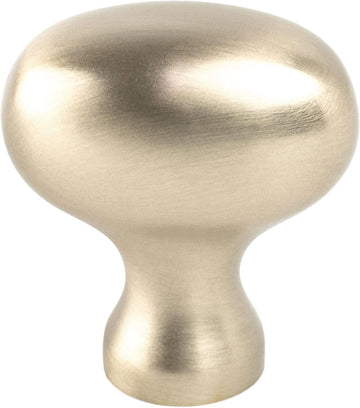 Transitional Advantage Three Champagne Oval Knob 9137-10CZ-P
