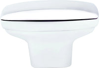Transitional Advantage One Polished Chrome Rounded Rectangle Knob 9182-1026-P