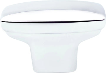 Transitional Advantage One Polished Chrome Rounded Rectangle Knob 9182-1026-P
