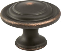 Traditional Advantage Four Verona Bronze Ringed Knob 9365-10VB-P