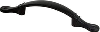 Traditional Advantage Four 3'' CC Matte Black Ringed Arch Pull 9370-1055-P