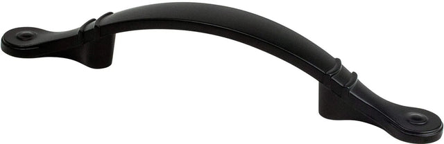 Traditional Advantage Four 3'' CC Matte Black Ringed Arch Pull 9370-1055-P