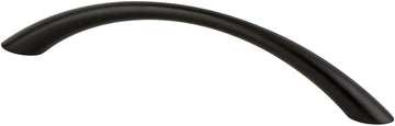Contemporary Advantage Four 128mm CC Matte Black Tapered Arch Pull 9425-4055-P