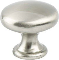Contemporary Advantage Four Brushed Nickel Wide Round Knob 9432-4BPN-P