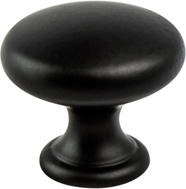 Contemporary Advantage Four Matte Black Wide Round Knob 9434-4055-P