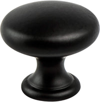 Contemporary Advantage Four Matte Black Wide Round Knob 9434-4055-P