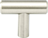 Transitional Advantage Two Brushed Nickel T-Bar Knob 9435-2BPN-P