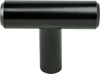 Transitional Advantage Two Black T-Bar Knob 9547-2055-P