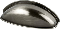 Euro Moderno 64mm CC Brushed Black Nickel Cup Pull 9712-1BBN-P