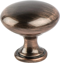 Euro Moderno Brushed Antique Copper Knob 9722-1BAC-P