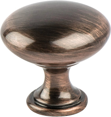 Euro Moderno Brushed Antique Copper Knob 9722-1BAC-P