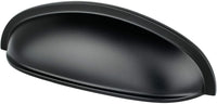 Berenson Cup Pulls 3'' CC Matte Black Cup Pull 9947-1055-P