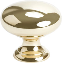 Plymouth Polished Brass Round Knob 9950-103-P