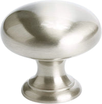 Plymouth Brushed Nickel Round Knob 9956-1BPN-P
