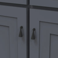 Bijou Laurel Collection Pendant Pull 2-7/16'' x 7/8'' Matte Black Finish B050038-MB