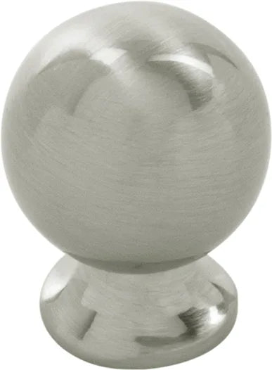 Bijou Akoya Knob 3/4'' diam Satin Nickel Finish B052692-SN