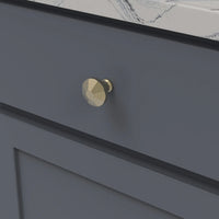 Facette Collection Knob 1-3/8'' diam Champagne Bronze Finish B053134-CBZ