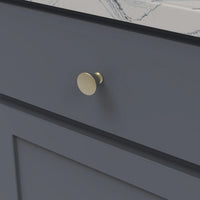 Facette Collection Knob 1-1/4'' diam Champagne Bronze Finish B054726-CBZ