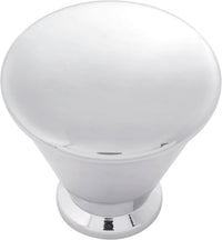 Facette Collection Knob 1-1/4'' diam Chrome Finish B054726-CH